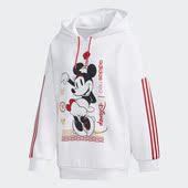 女子运动套头连帽卫衣GE7780 春秋新款 Adidas 阿迪达斯正品