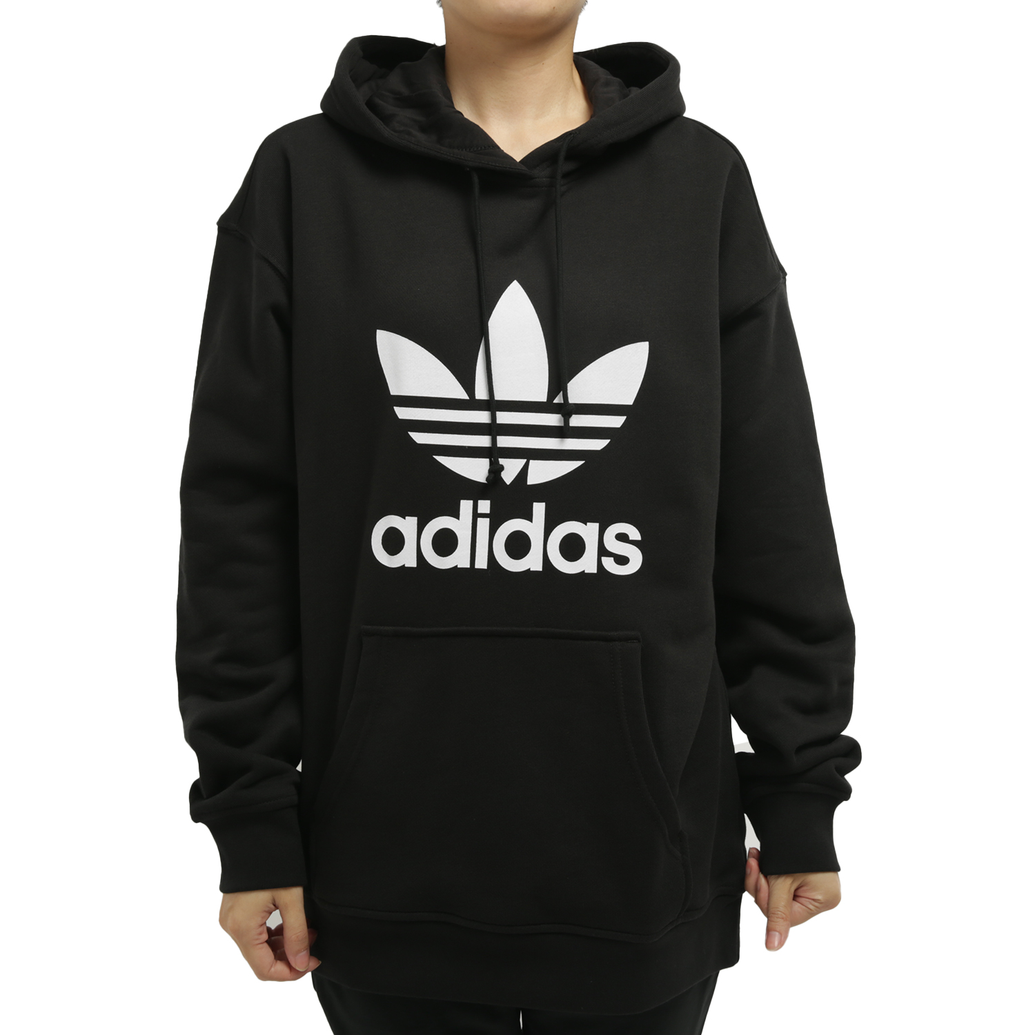 阿迪达斯三叶草女子连帽套头卫衣