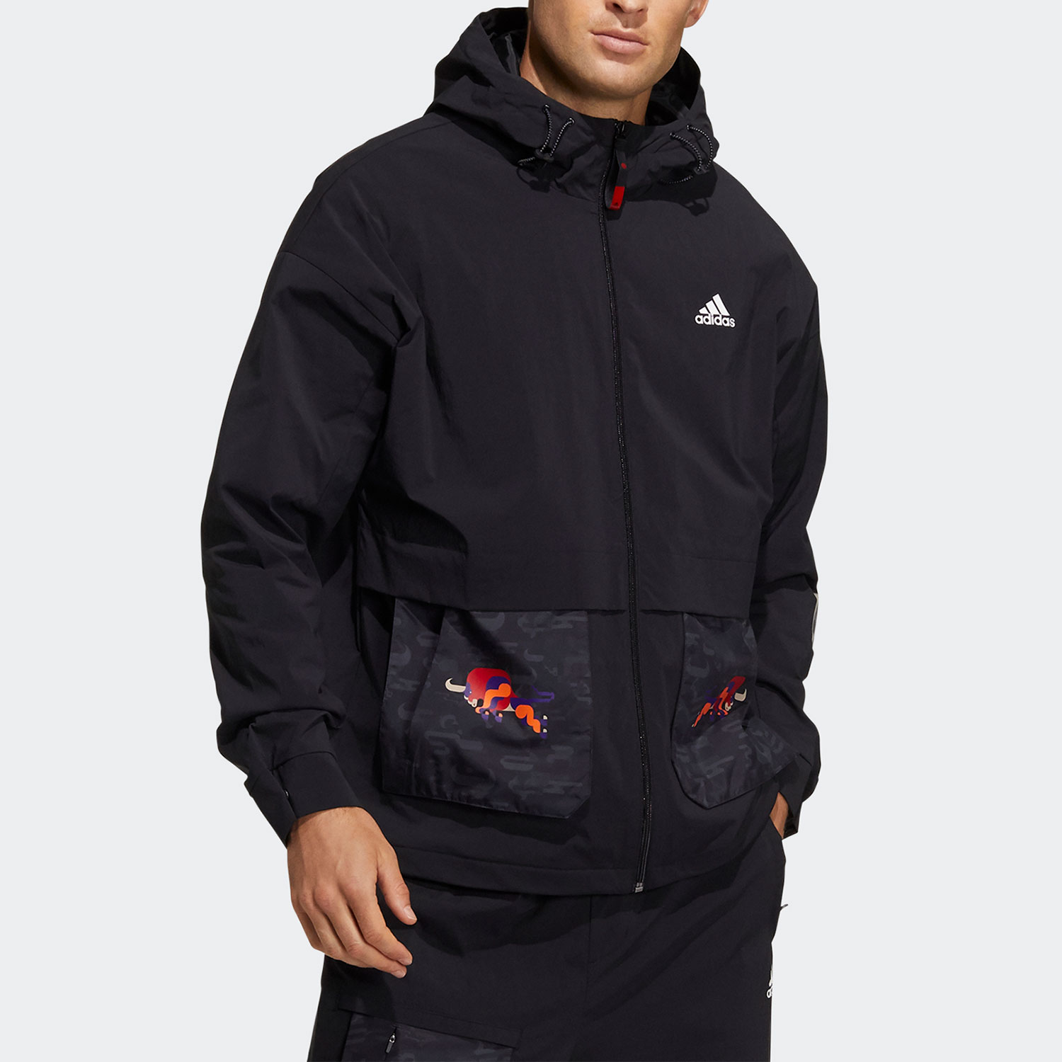 阿迪达斯正品男子运动外套