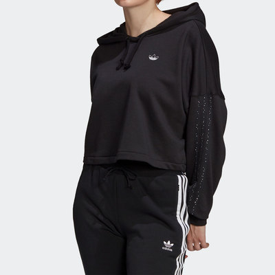 三叶草套头衫连帽卫衣