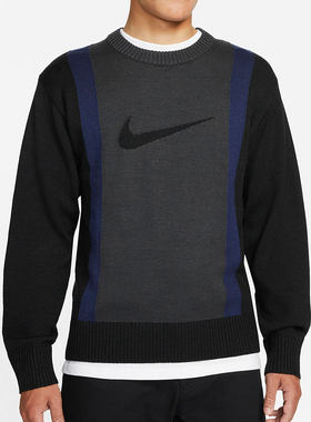Nike/耐克秋季新款男子针织毛衣圆领套头衫 DD0579-010