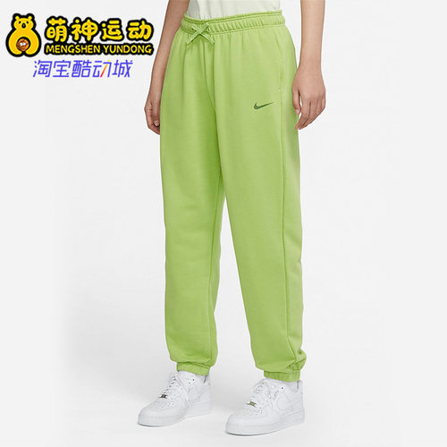 耐克女子针织束脚宽松运动长裤