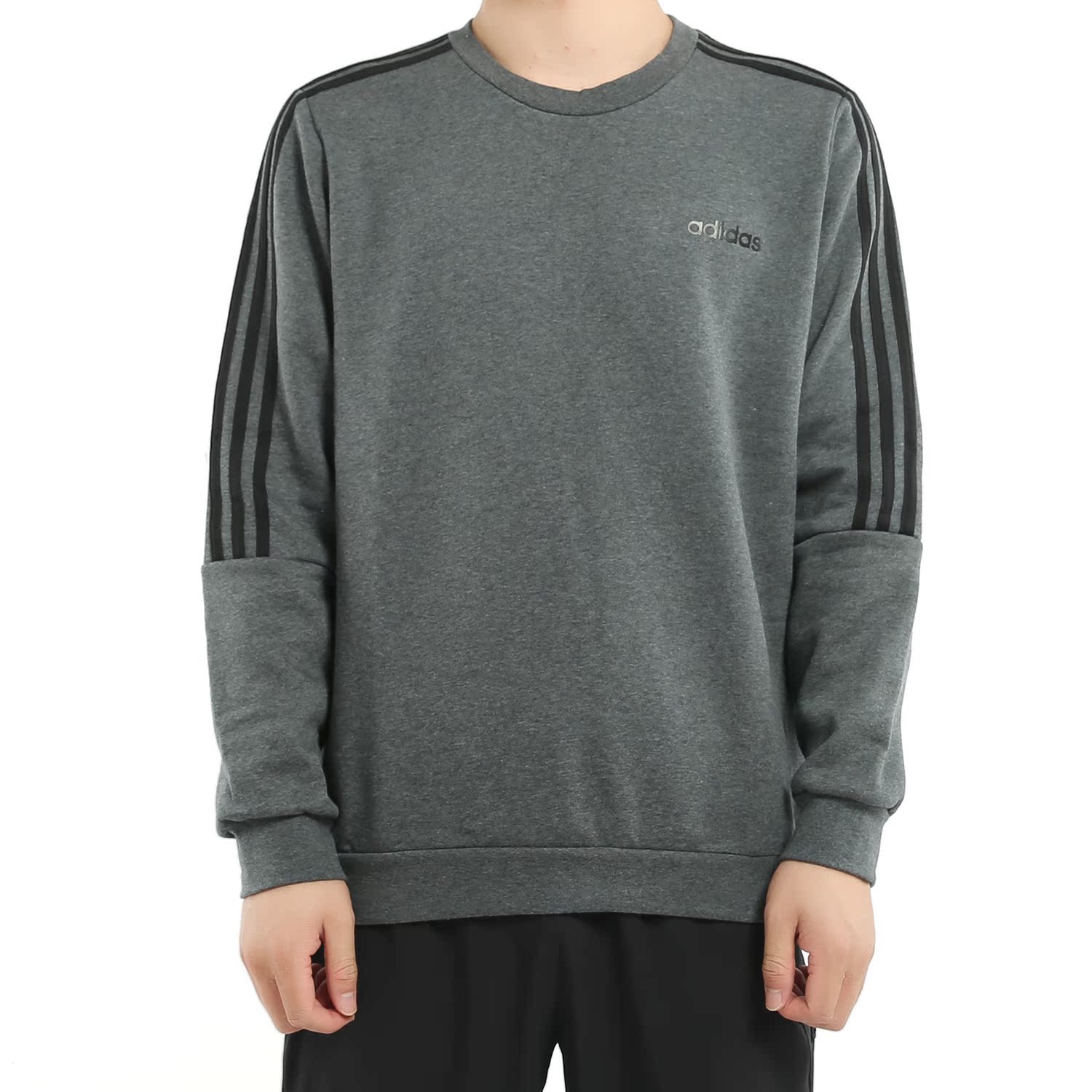 Adidas/阿迪达斯正品运动卫衣圆领针织套头衫 EI8995