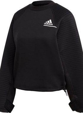 Adidas/阿迪达斯正品冬季新款女子ZNE保暖休闲套头衫卫衣 FS2385