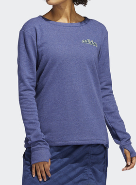 Adidas/阿迪达斯正品LS GRPHIC SWTSH 女子高尔夫运动卫衣 FJ4924