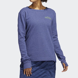 Adidas/阿迪达斯正品LS GRPHIC SWTSH 女子高尔夫运动卫衣 FJ4924