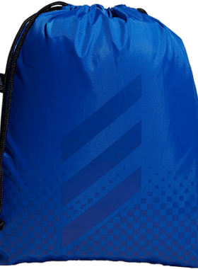 Adidas/阿迪达斯正品新款经典蓝色简易方便抽绳收纳鞋袋 FK1572