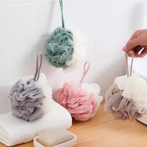 (B)沐浴球大号起泡洗澡高档成人用品浴花搓澡搓背浴球花皮肤柔软