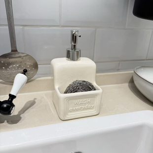 陶瓷皂液按压瓶家用洗手液洗衣液洗发水沐浴露洗洁精大容量分装 瓶