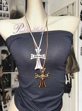 原创手作y2k复古骷髅项链