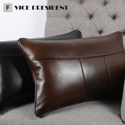 汽车腰枕腰枕真头层牛皮