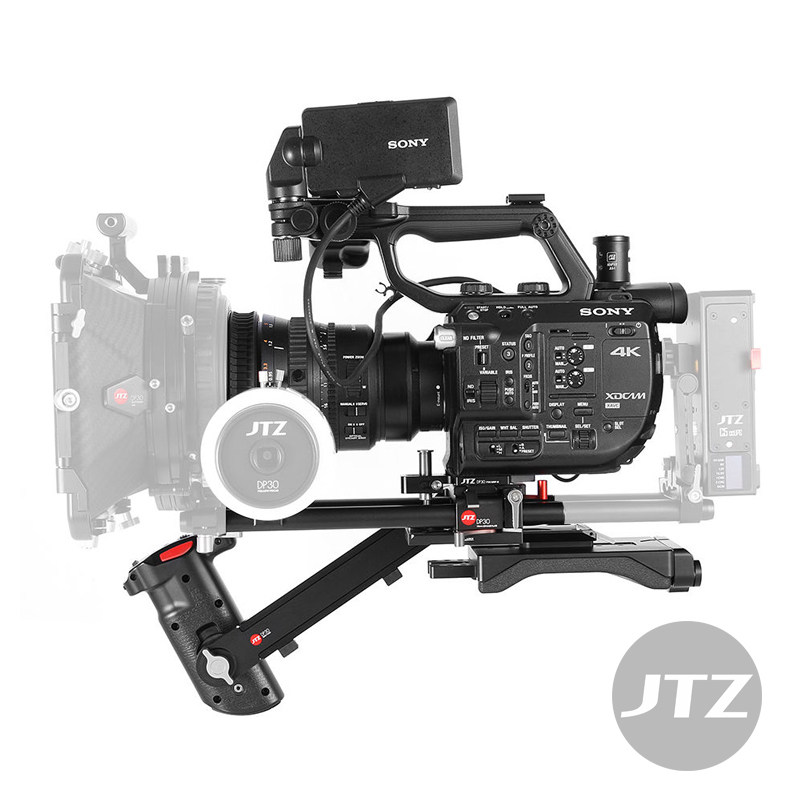 JTZ DP30电影级摄像肩扛套件电控手柄适用SONY PXW-FS5