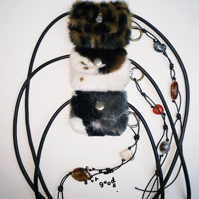 FYOGS原创可调节环保皮草耳机包