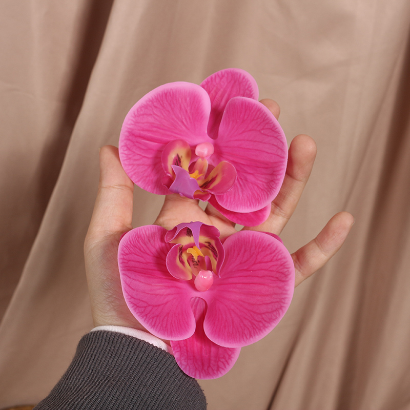 9cm高品质PU手感蝴蝶兰花头