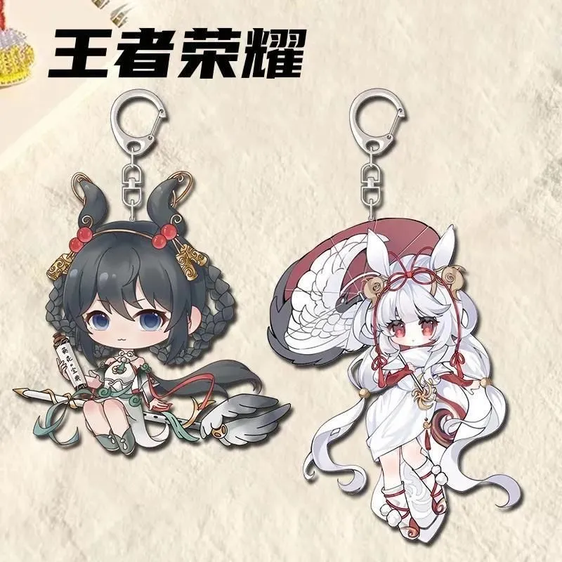 王者荣耀公孙离周边双面夹层亚克力钥匙扣卡通高级书包挂件送礼物