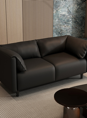 北欧双人酒店沙发服装店官方旗舰店出租房休息区科技布皮沙发