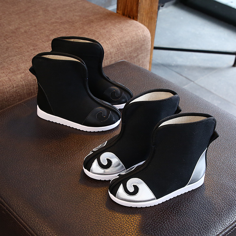 老北京男童手工布鞋汉服演出中国风儿童舞蹈鞋民族风绣花鞋短靴子,童鞋/婴儿鞋/亲子鞋,儿童汉服鞋,淘宝优惠券,粉丝福利购,淘宝优惠卷