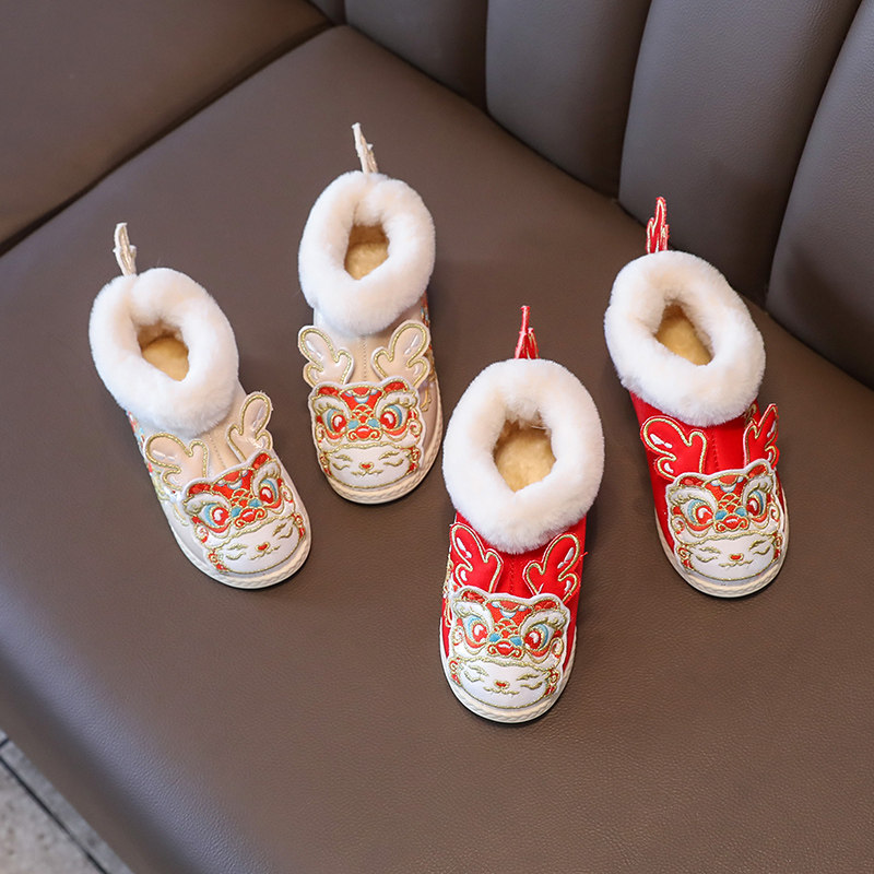 儿童汉服鞋老北京女童靴童鞋女童绣花鞋冬加绒棉鞋拜年鞋年鞋,童鞋/婴儿鞋/亲子鞋,儿童汉服鞋,淘宝优惠券,粉丝福利购,淘宝优惠卷
