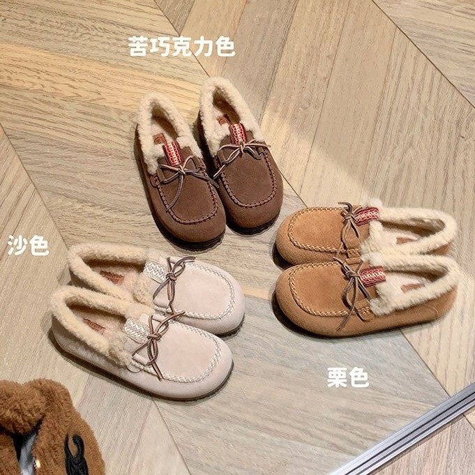 牛绒版~毛毛棉鞋女外穿复古真软皮平底棉鞋冬加绒流苏全包勃肯鞋,女鞋,棉鞋,淘宝优惠券,粉丝福利购,淘宝优惠卷