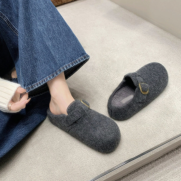 2025秋冬勃肯棉鞋内增高~5cm超暖毛毛鞋纽扣加绒厚底勃肯毛毛拖女,女鞋,棉鞋,淘宝优惠券,粉丝福利购,淘宝优惠卷