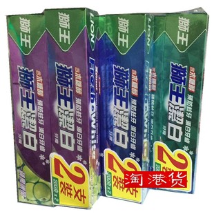 选 苹果薄荷防蛀亮白3款 日本狮王LION牙膏含木糖醇洁白清凉 超凉