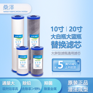 桑澤ACF濕法成型10寸20寸復(fù)合纖維活性炭濾芯大胖藍(lán)瓶白瓶通用