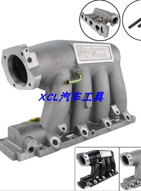 新款汽车进气歧管黑银两款适用于本田思域 K24A2 K20Z3 K20A