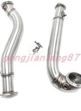 适用2008-2010 535i 535Xi N54双涡轮3.0升E60的3“排气落水管