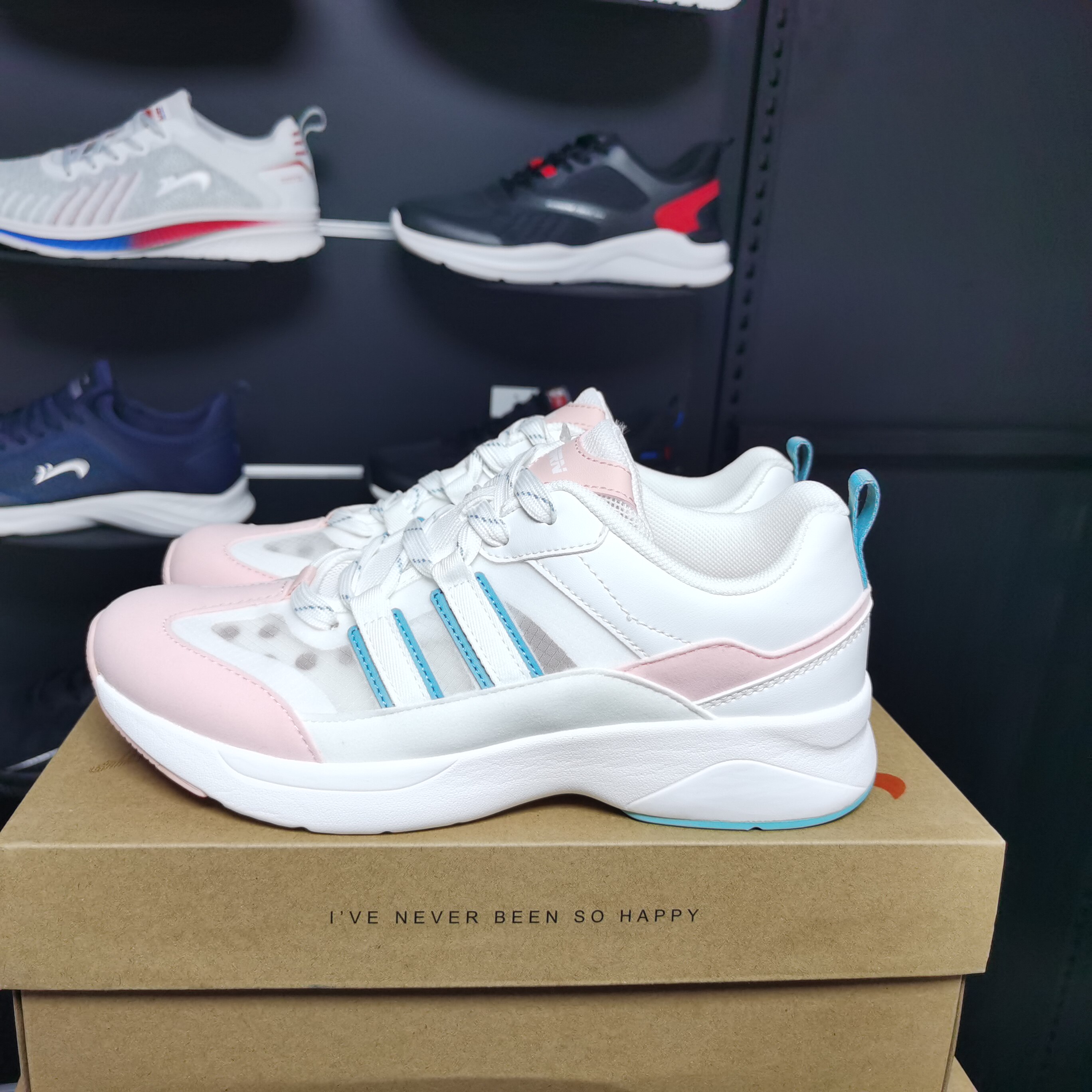 贵人鸟复古女鞋2020夏季新款网面透气运动鞋轻便百搭休闲鞋n02h06