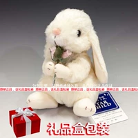 Ngôi sao Nhật Bản lop tai thỏ giữ hoa thỏ cà rốt búp bê đồ chơi sang trọng - Đồ chơi mềm quà tặng cho bé yêu