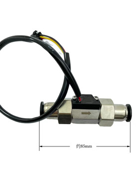8/10/12mm气管不锈钢霍尔水流量传感器USS-HS21TI水控机5-24V