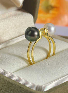 精致DIY戒指空托S925纯银小众