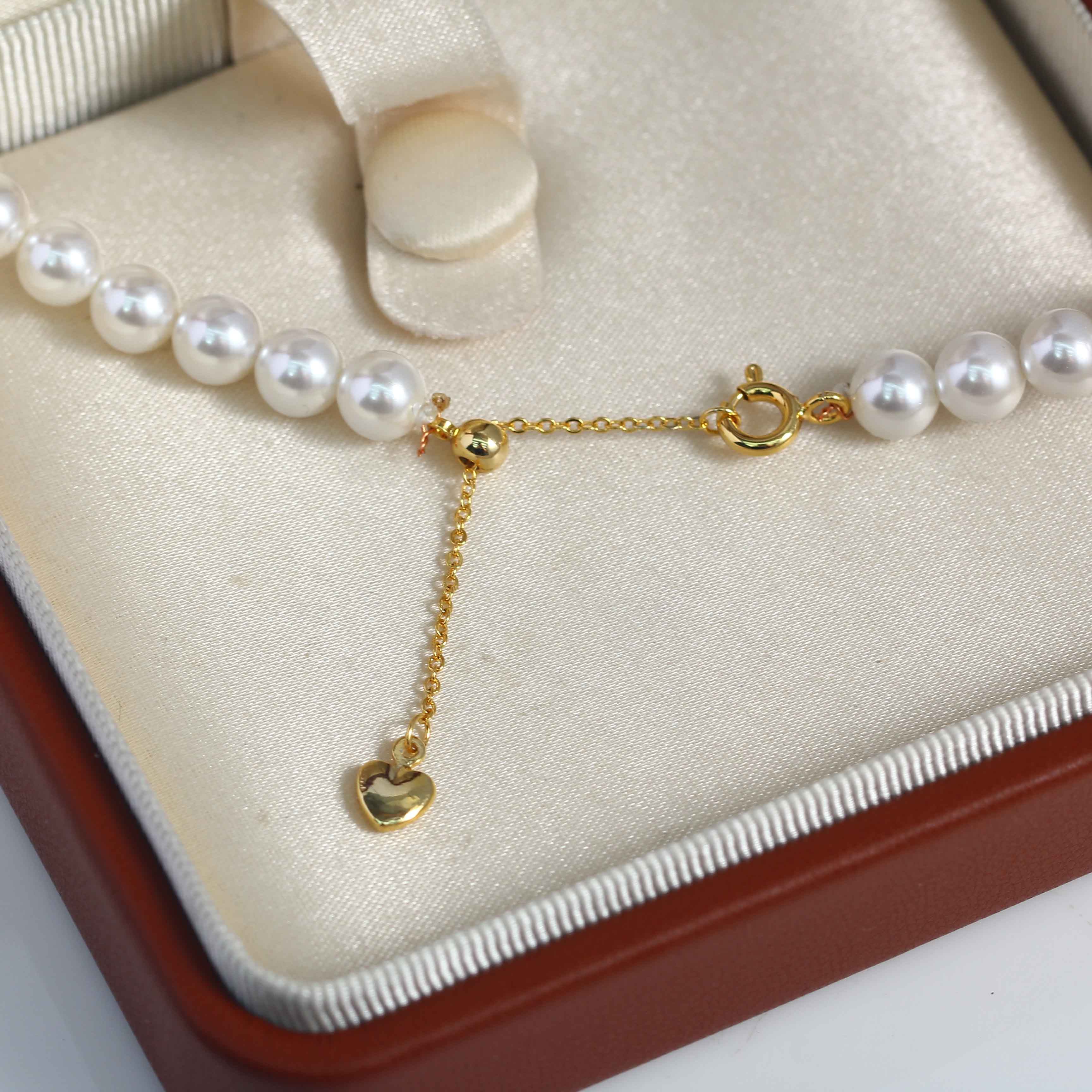 DIY珍珠配件新款铜镀金爱心尾链简约链条项链扣子连接搭扣,饰品/流行首饰/时尚饰品新,扣,淘宝优惠券,粉丝福利购,淘宝优惠卷