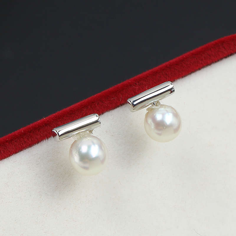 巧简约珍珠耳钉耳饰空托