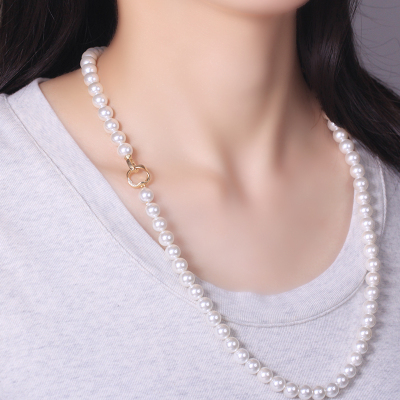 S925纯银时尚立体方形连接扣搭扣