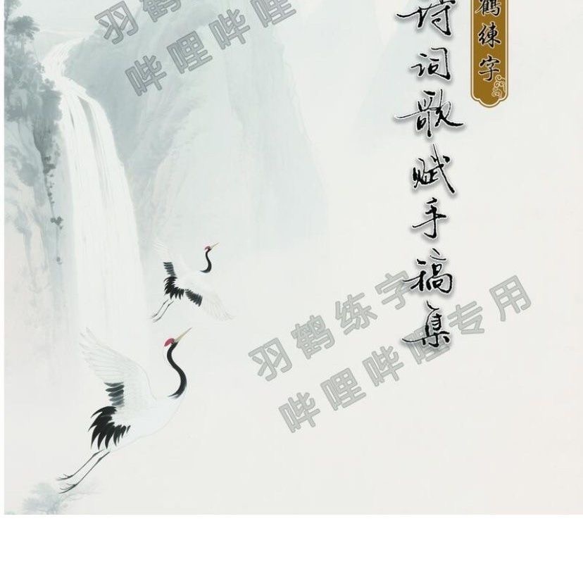 诗词歌赋手稿集-羽鹤练字-164篇经典诗词-88页