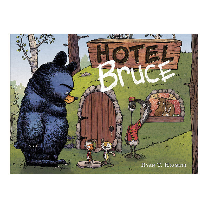 英文原版 Hotel Bruce 鹅妈妈布鲁斯系列 布鲁斯旅馆 绘本书Mother Bruce series亲子阅读 蓝思510L 3-5岁 英文版 进口英语原版书