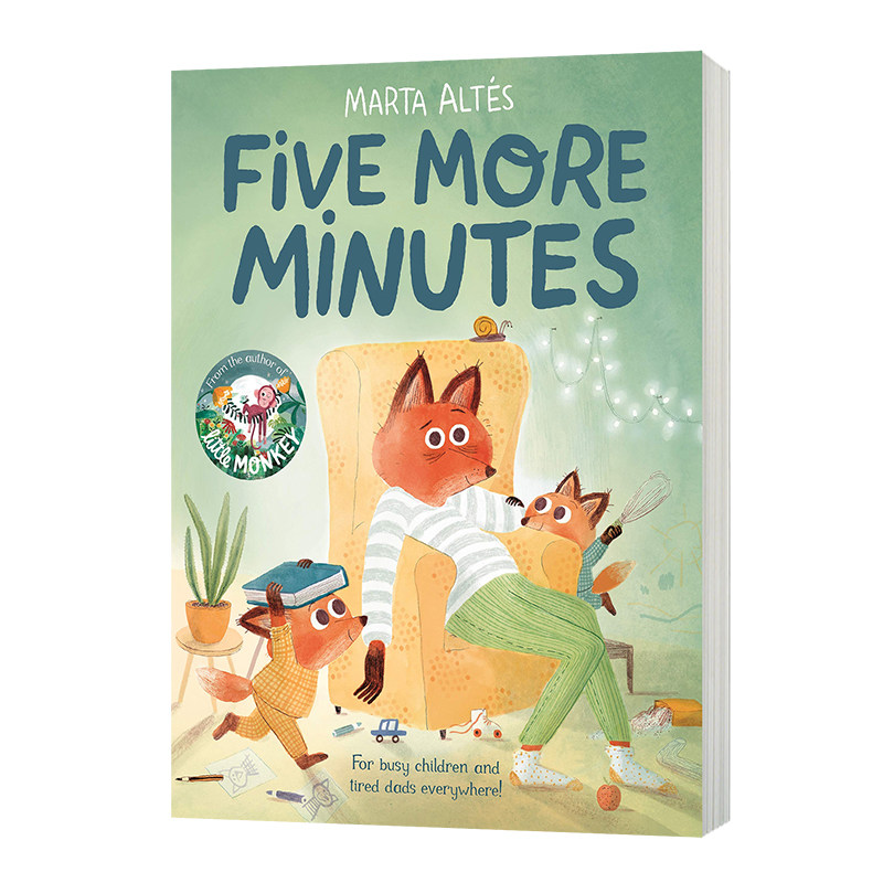 再多5分钟 five more minutes 英文原版幼儿时间管理观念启蒙 亲子