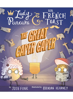 英文原版 Great Caper Caper 薄饼夫人与吐司先生5 精装绘本 英文版 进口英语原版书籍