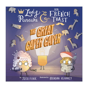 英文原版 Great Caper Caper 薄饼夫人与吐司先生5 精装绘本 英文版 进口英语原版书籍