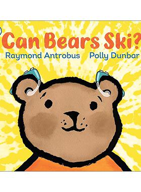英文原版 Can Bears Ski 熊会滑雪吗 听觉障碍 弱势群体 儿童温暖治愈绘本 获奖诗人雷蒙德·安特罗伯斯 Raymond Antrobus 英文版