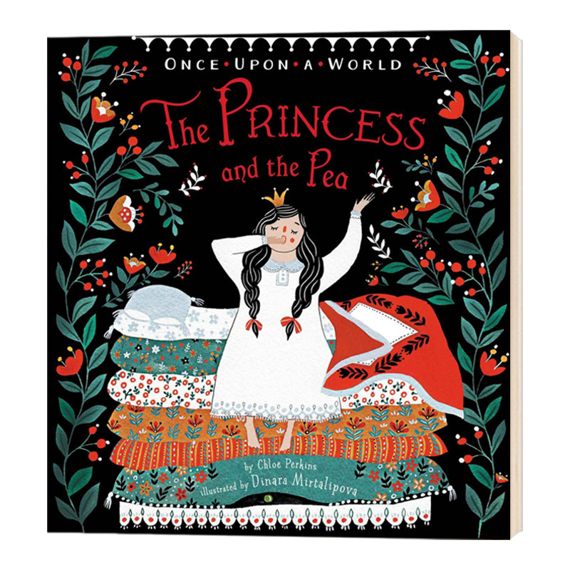 豌豆公主 the princess and the pea 英文原版儿童英语启蒙纸板书