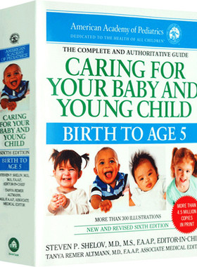 Caring for Your Baby and Young Child, 7th Edition 美国儿科学会育儿百科 第7版 英文原版育儿家庭教育 斯蒂文谢尔弗 进口书籍