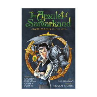 英文原版 The Amulet of Samarkand Graphic Novel 古都护符 漫画版 乔纳森·史特劳 路德灵异侦探社作者 英文版 进口英语原版书籍