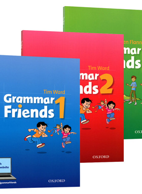Oxford Grammar Friends 1-3册 牛津小学英语语法书1-3册 英文原版小学教辅 和语法做朋友 涵盖剑桥少儿英语考试语法短期课程