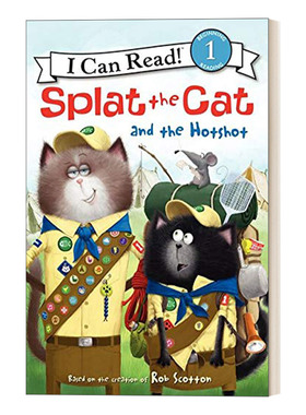Splat the Cat and the Hotshot 啪嗒猫学射击 I Can Read Level 1分级阅读