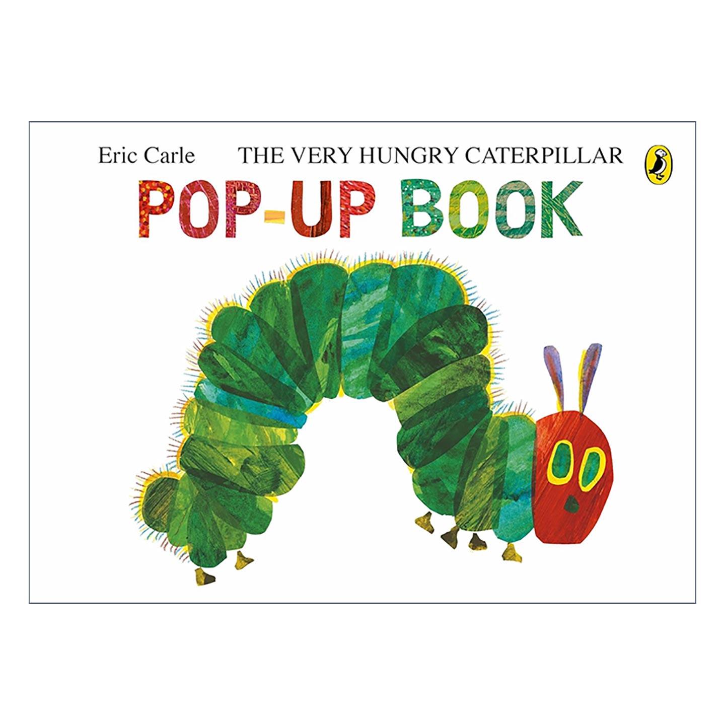 英文原版 The Very Hungry Caterpillar A Pop-Up Book 好饥饿的毛毛虫 儿童精装立体书 英文版 进口英语原版书籍