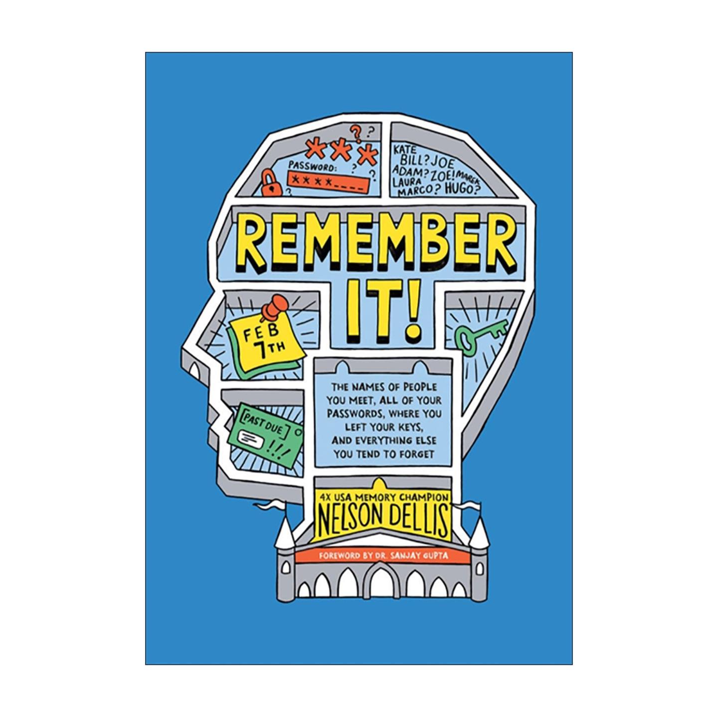 英文原版 Remember It 高效记忆力训练法 识别 链接 整合 三步记忆法 纳尔逊·德里斯 英文版 进口英语原版书籍