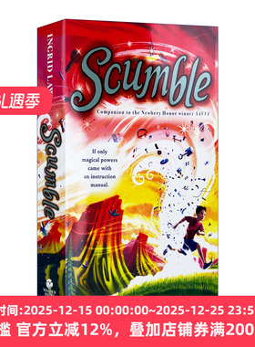 灵力三部曲 淡化 Scumble 纽伯瑞奖作家Ingrid Law 英文原版魔幻玄幻儿童小说 进口英语阅读提高课外读物书籍