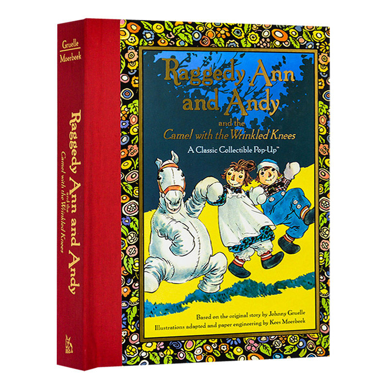 布娃娃安和安迪 立体书 Raggedy Ann and Andy and the Camel with the Wrinkled Knees 英文原版亲子互动 英文版睡前英语故事书